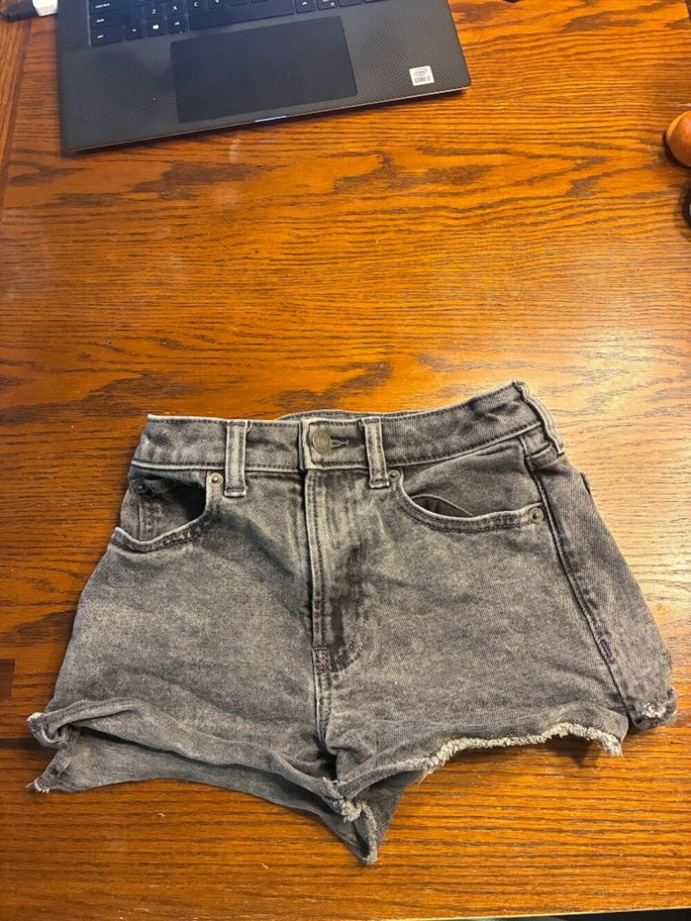 Gap Black Denim High Rise Short - Girls Size 10